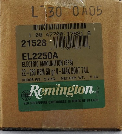 AMMO - Remington ETRONX EFS 22-250 REM 17821 - ON SALE NOW - Image 2 of 2