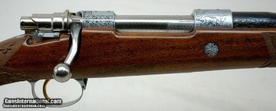 BROWNING OLYMPIAN GRADE TRIPLE SIGNED MASTER ENGRAVED 308 WINCHESTER CALIBER - Image 13 of 14