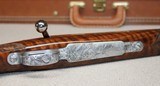 BROWNING OLYMPIAN GRADE MEDIUM GAME RIFLE 264 WINMAG ENGRAVED BY BAERTEN, LEGIERS & GRECO - 7 of 16