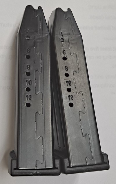 Heckler & Koch USPC/P2000 .357 12 Round Magazine with Extended Floor Plate - Image 1 of 4
