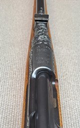 MANNLICHER SCHOENAUER MODEL 1908 BEN SHOSTLE ENGRAVED BOLT ACTION TAKEDOWN RIFLE - Image 12 of 17