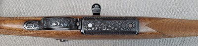 MANNLICHER SCHOENAUER MODEL 1908 BEN SHOSTLE ENGRAVED BOLT ACTION TAKEDOWN RIFLE - Image 10 of 17