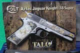 NIB Colt 1911 Aztec Jaguar Knight .38 Super Number 174 of 400 - 2 of 11