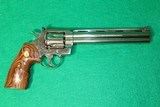 Colt Python .357 Magnum 8 Inch Barrel Nickel Finish
MFG Date: 1981 - 2 of 7