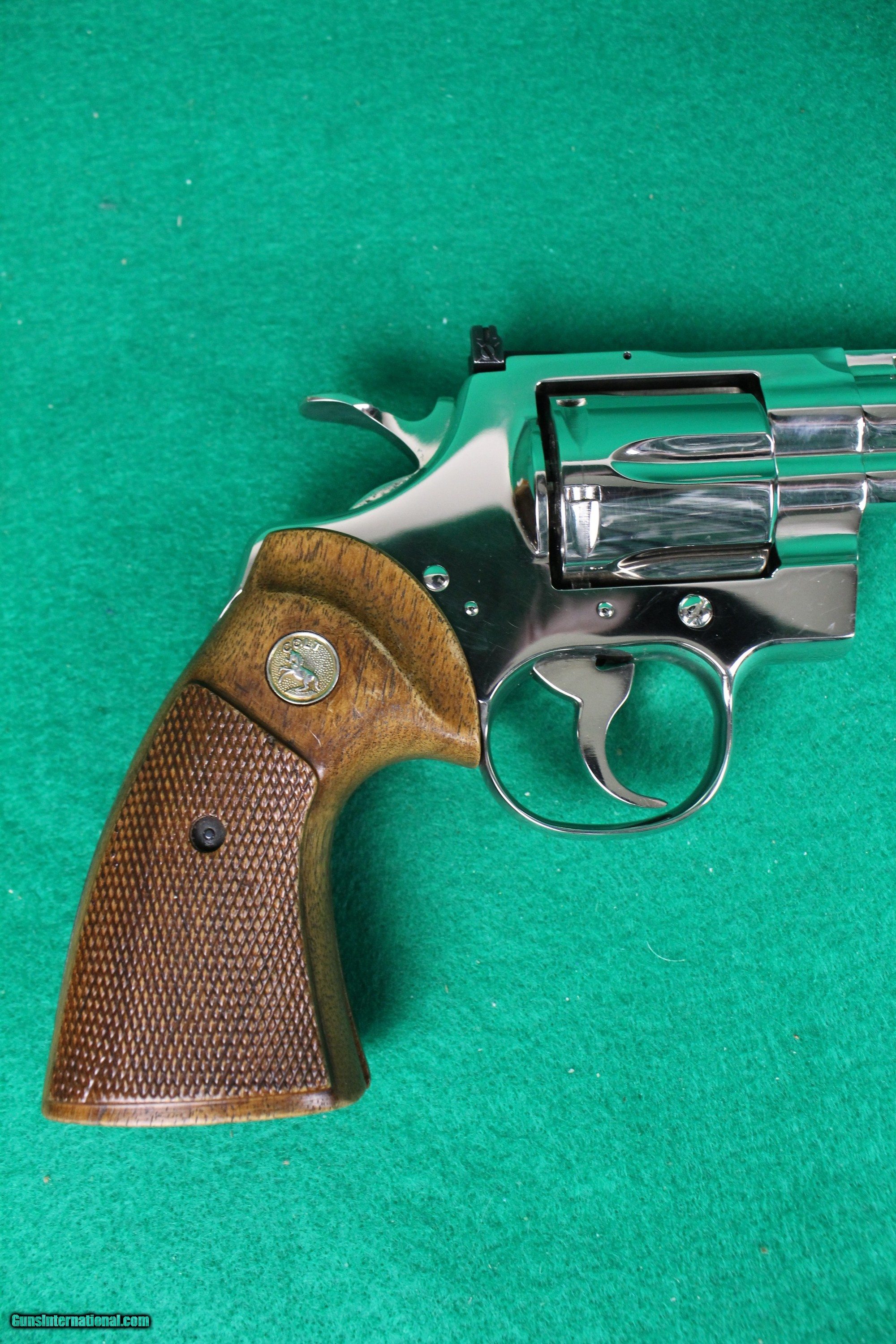 Colt Python .357 Magnum Nickel 8 Inch Barreled Revolver for sale