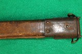 Springfield Armory M1905 WWI 16 Inch Bayonet W/ Leather Scabbard Dated 1918 - 10 of 11