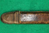 Springfield Armory M1905 WWI 16 Inch Bayonet W/ Leather Scabbard Dated 1918 - 9 of 11