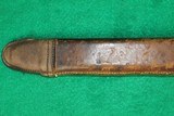 Springfield Armory M1905 WWI 16 Inch Bayonet W/ Leather Scabbard Dated 1918 - 11 of 11