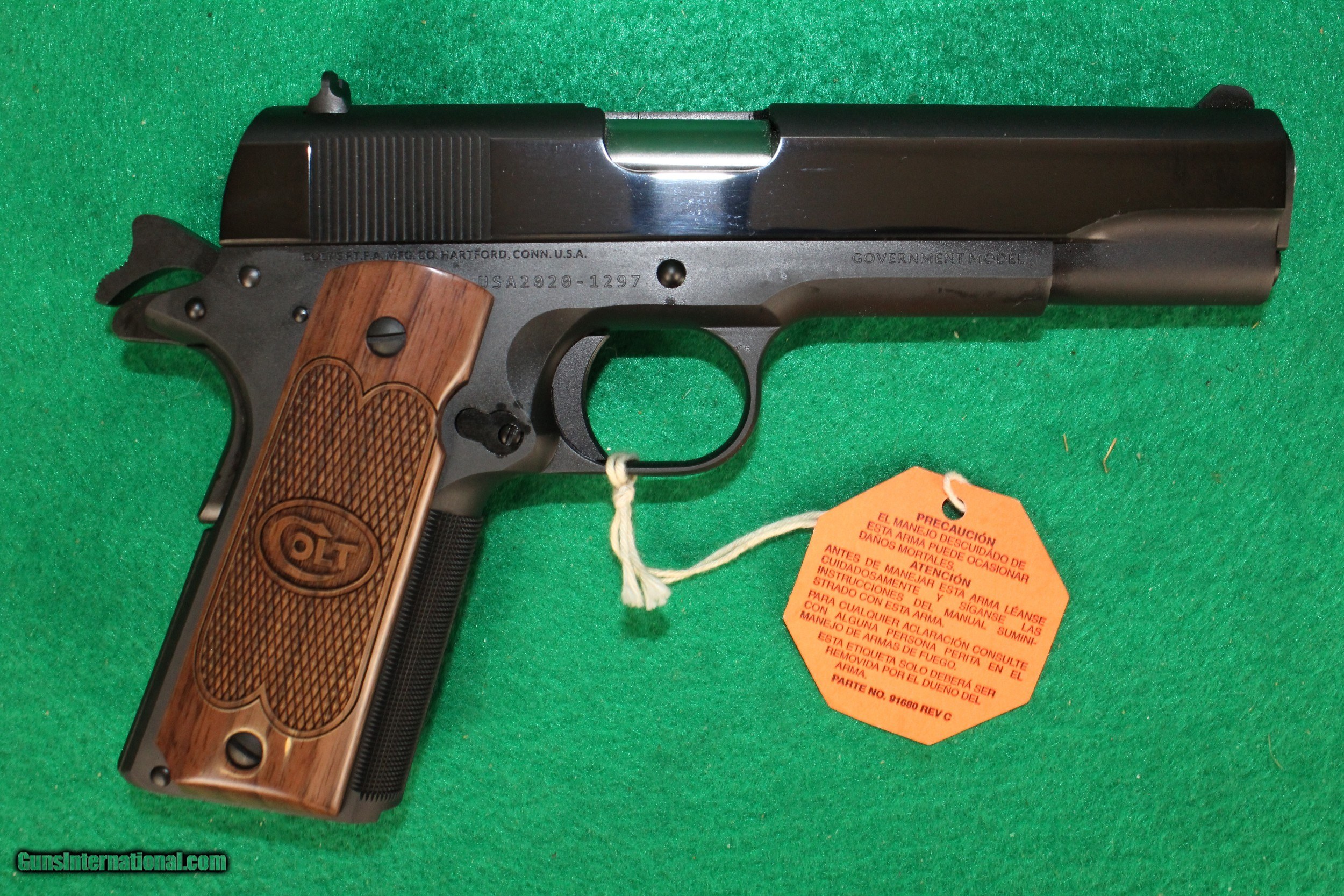 Colt USA 1911 Classic .45 ACP USA Shooting Team Limited Edition 01911C ...