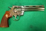 Colt Python Nickel 6" 1980 MFG 357 Magnum W/ Box - 3 of 11
