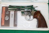Colt Python 357 Magnum Nickel 4" Revolver