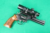 Smith & Wesson Model 586-3 .357 Magnum Revolver With Scope And Holster - 2 of 5