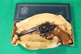smith & wesson model 17 3 .22 lr revolver in box
