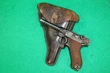 German Luger 9MM WW2 Nazi Pistol With Leather Holster - 1 of 10