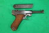 German Luger 9MM WW2 Nazi Pistol With Leather Holster - 3 of 10