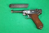 German Luger 9MM WW2 Nazi Pistol With Leather Holster - 2 of 10