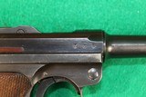 German Luger 9MM WW2 Nazi Pistol With Leather Holster - 7 of 10