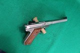 Ruger MARK II Competition Target Slab Side .22 LR Stainless Pistol - 3 of 3