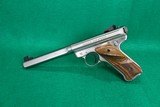 Ruger MARK II Competition Target Slab Side .22 LR Stainless Pistol - 2 of 3