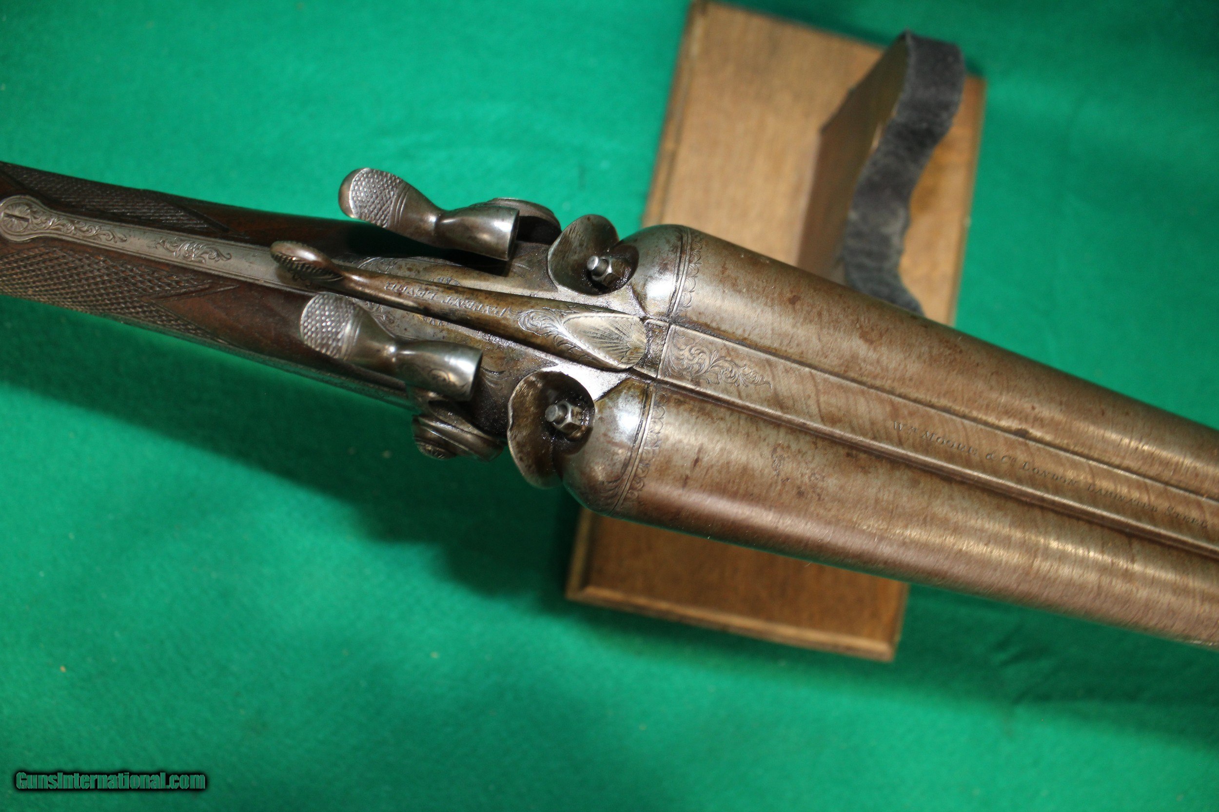 WM. Moore & Co. 10 Gauge English Antique Double Shotgun for sale