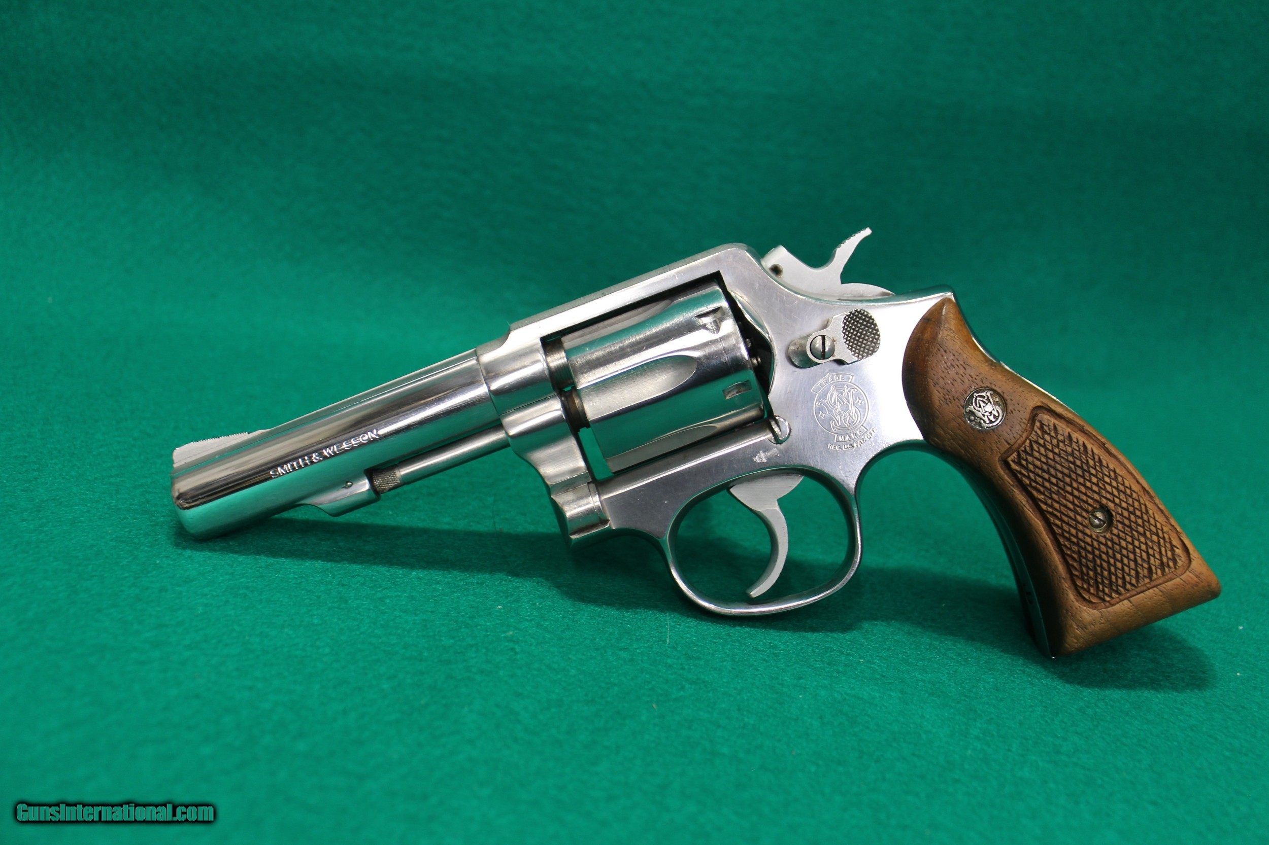 Smith And Wesson Model 64 3 38 Special Stainless Revolver For Sale