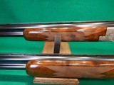 Browning Belgium Diana Grade Superposed 12 Gauge Shotgun Custom Hand Engraved W/ Extra Barrel Set - 12 of 17