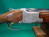 Browning Belgium Diana Grade Superposed 12 Gauge Shotgun Custom Hand Engraved W/ Extra Barrel Set - 7 of 17