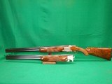 Browning Belgium Diana Grade Superposed 12 Gauge Shotgun Custom Hand Engraved W/ Extra Barrel Set - 9 of 17