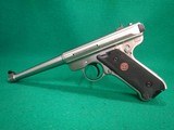 Ruger MK III Stainless .22 LR Pistol New In Box - 2 of 3