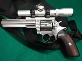 Ruger GP100 .357 Magnum Stainless Revolver W/ Scope - 2 of 4