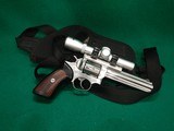 Ruger GP100 .357 Magnum Stainless Revolver W/ Scope - 3 of 4