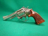 Smith & Wesson Model 19-4 .357 Magnum Factory Nickel Revolver - 1 of 5