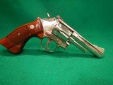 Smith & Wesson Model 19-4 .357 Magnum Factory Nickel Revolver - 2 of 5