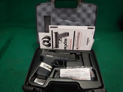 Ruger RXM 9MM 4in FNC Nitride/Gray Pistol - 15+1 Rounds New - Image 1 of 4