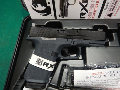 Ruger RXM 9MM 4in FNC Nitride/Gray Pistol - 15+1 Rounds New - Image 2 of 4