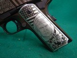 Auto Ordnance 1911 Trump Rally Cry 45 Auto (ACP) 5in Engraved Stainless Steel Black Cerakote Pistol 7+1 Rounds - Image 7 of 8