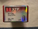 Hornady XTP 41 cal. 210 gr 100 ct.
