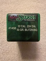 Sierra Blitzking .224 cal 50 gr 100 ct.
