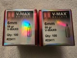 Hornady 6mm .243 58 gr V-Max 100 ct ea