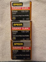 Speer Grand Slam 6mm .243 100 gr 100 ct ea - 2 of 2