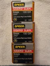 Speer Grand Slam 6mm .243 100 gr 100 ct ea - 2 of 2