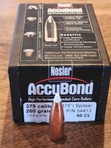 .375 Caliber Barnes and Nosler Bullets - 1 of 2