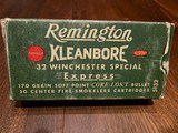 32 Winchester Special 170 Grain Federal and Remington(Vintage) - 2 of 5