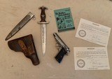 Walther PP, SA Dagger, German Manual, w/Capture Papers - 1 of 15
