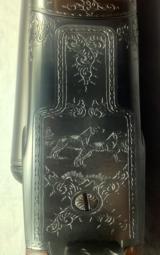 SOLD!!! WINCHESTER MODEL 21 12GA WITH #4 ENGRAVING BY WINCHESTER ENGRAVER PAULINE MUERRLE WITH LETTER - 10 of 20