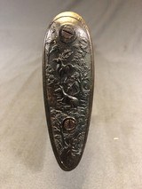 SOLD !!!! BELGIUM 12GA ART DECO HAND CARVED AND ENGRAVED - 25 of 25