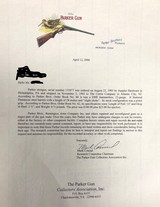 SALE PENDING !!! PARKER DHE 12GA 1 1/2 FRAME 1905 WITH LETTER - 25 of 25