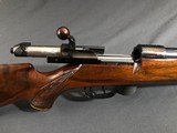 MAUSER MODEL 66 270WIN MANNLICHER UPGRADE WOOD DOUBLE SET TRIGGERS HORN TIP EXCELLENT - 11 of 21