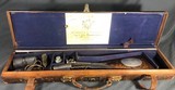 SOLD !!! HOLLAND & HOLLAND SIDELEVER HAMMERGUN WITH FANTASTIC HISTORY!!! WITH CASE ,ANTIQUE - 2 of 25