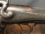 SOLD !!! HOLLAND & HOLLAND SIDELEVER HAMMERGUN WITH FANTASTIC HISTORY!!! WITH CASE ,ANTIQUE - 8 of 25